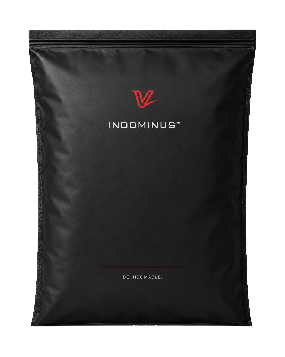 Verso da nova embalagem zipper oficial do DROP 01 INDOMINUS